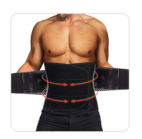 EVIDA Black Mercerized Fabric Waist Protection (ZLWS02)